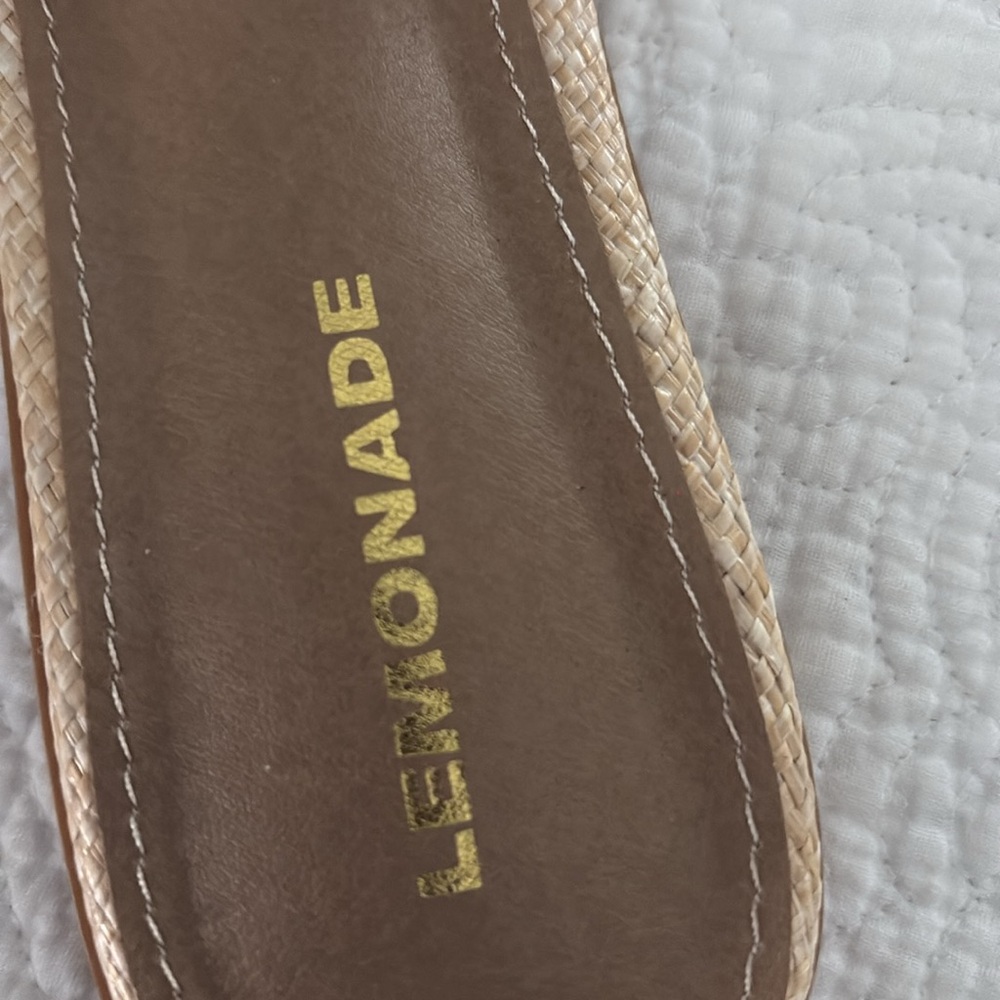 Lemonade Bow Rafia Sandals SS 9 - Picture 9 of 16